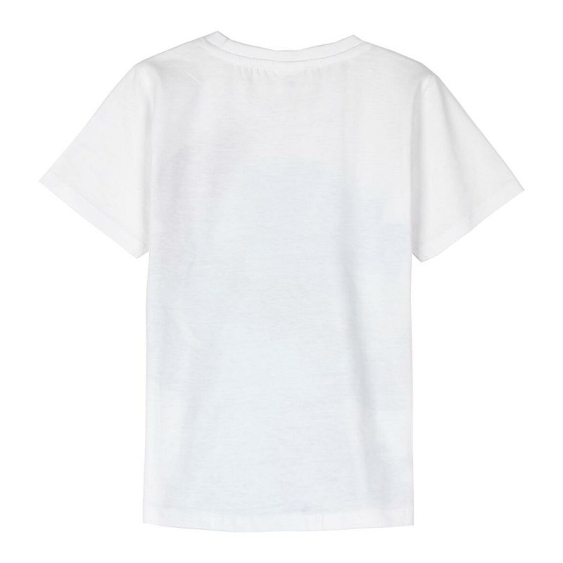 T shirt à manches courtes Enfant Stitch Blanc