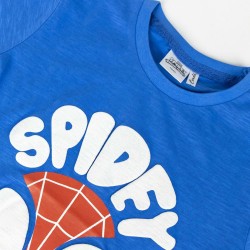 Kurzarm-T-Shirt für Kinder Spidey Blau