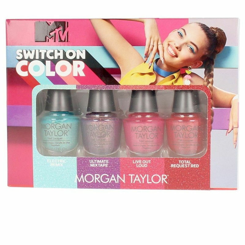 Make-Up Set Morgan Taylor Switch On Color 4 Pieces