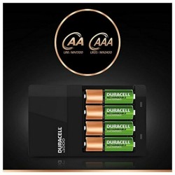 Charger + Rechargeable Batteries DURACELL CEF14 2 x AA + 2 x AAA HR06/HR03 1300 mAh (1 Unit)