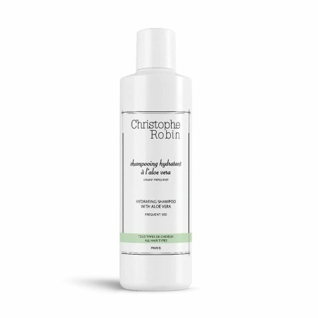 Feuchtigkeitsspendendes Shampoo Christophe Robin Aloe Vera (250 ml)