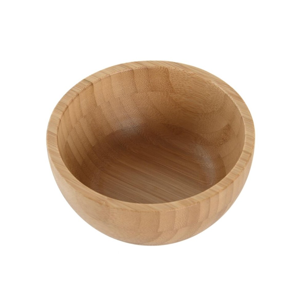 Snack Bowl DKD Home Decor Natural Bamboo 12,5 x 12,5 x 6 cm