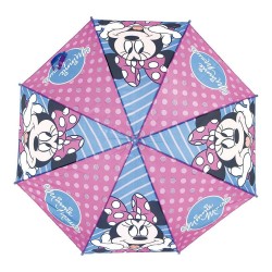 Automatic Umbrella Minnie Mouse Lucky Blue Pink (Ø 84 cm)