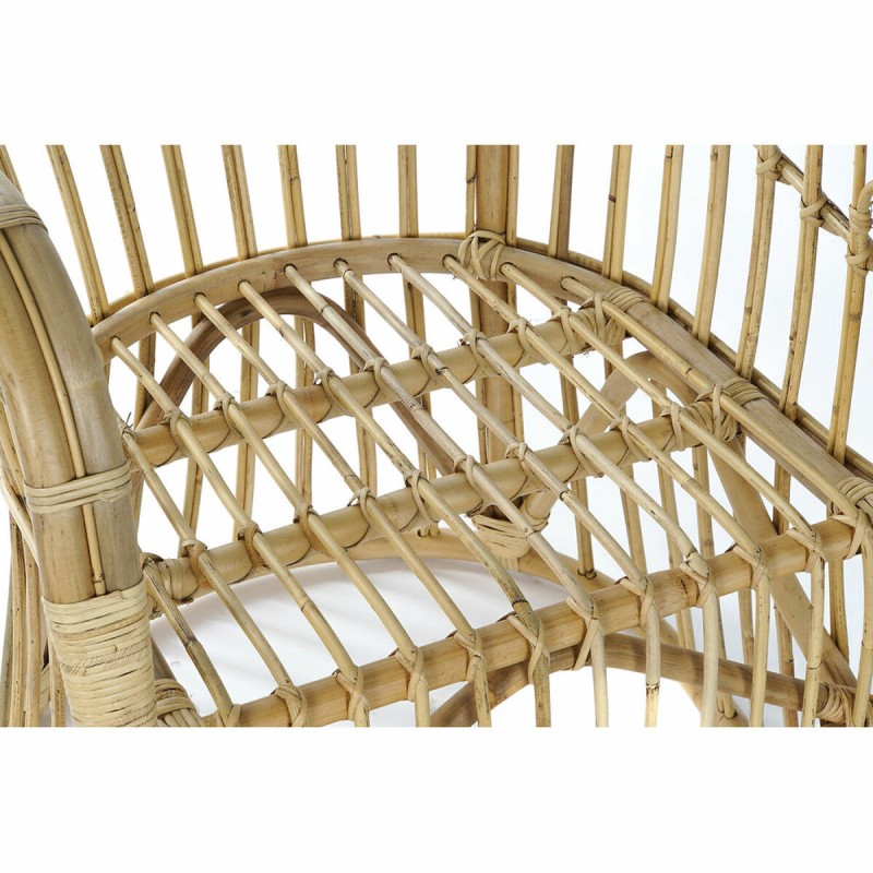 Sessel DKD Home Decor Hellbraun Rattan (62 x 72 x 83 cm)