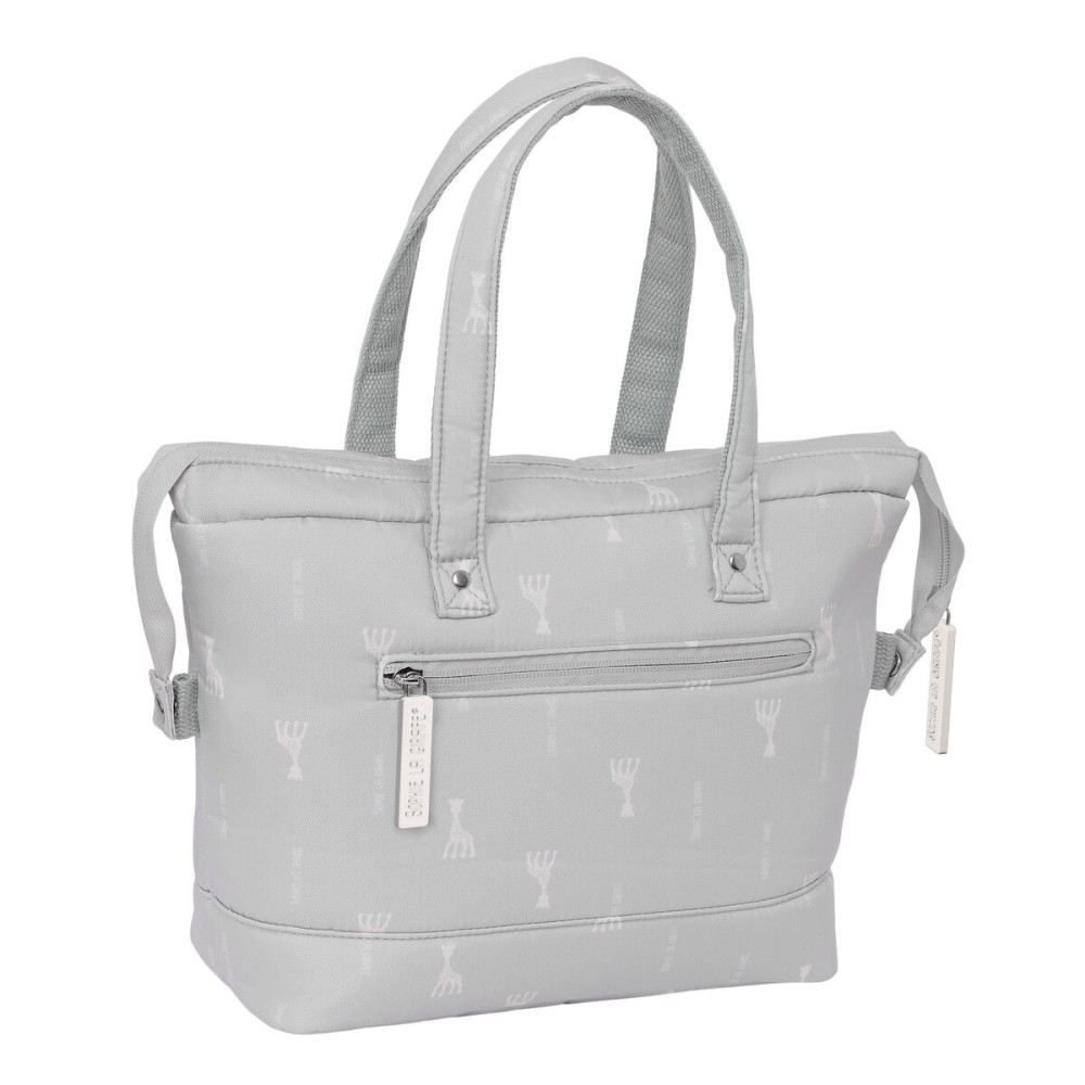 Reise-Toilettentasche Sophie la Girafe Hellgrau 27 x 24,5 x 12,5 cm