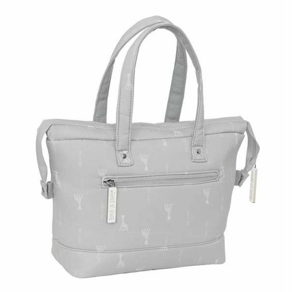 Reise-Toilettentasche Sophie la Girafe Hellgrau 27 x 24,5 x 12,5 cm