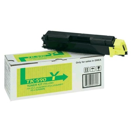 Toner Kyocera TK-590Y Jaune Noir