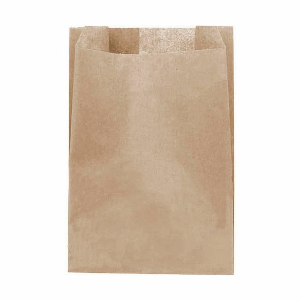 Ensemble de sac alimentaire réutilisable Algon papier kraft 16 x 24 cm Produits à usage unique 20 Pièces (24 Unités)