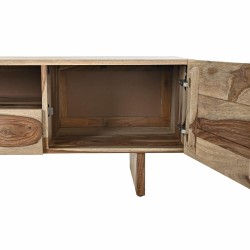 TV furniture DKD Home Decor Waves Brown Light brown Wood 145 x 45 x 46 cm