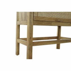 Anrichte DKD Home Decor Braun Rattan Mango-Holz 90 x 40 x 160 cm