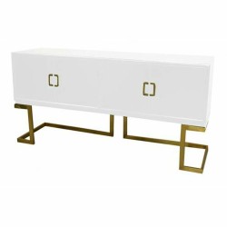 Sideboard DKD Home Decor White Metal Poplar (178 x 50 x 90 cm)