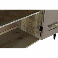 Buffet DKD Home Decor Noir Métal Bois de manguier (140 x 40 x 93 cm)