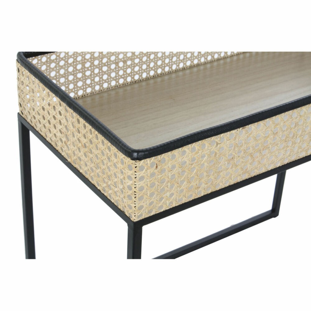 Centre Table DKD Home Decor Black Natural 60 x 30 x 50 cm