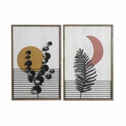 Painting DKD Home Decor 51 x 3 x 76,5 cm Moon Scandinavian (2 Units)