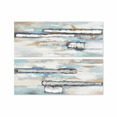 Bild DKD Home Decor 150 x 3 x 60 cm abstrakt Moderne (2 Stück)