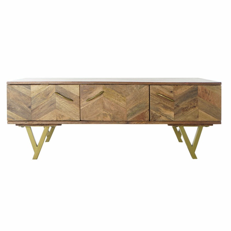 Centre Table DKD Home Decor Metal Mango wood (120 x 60,5 x 46 cm)