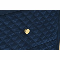 Nachttisch DKD Home Decor 60 x 35 x 74 cm Kristall Blau Gold