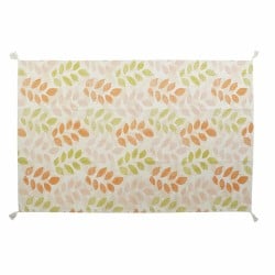 Carpet DKD Home Decor Beige Multicolour Leaf of a plant (160 x 230 x 1 cm)