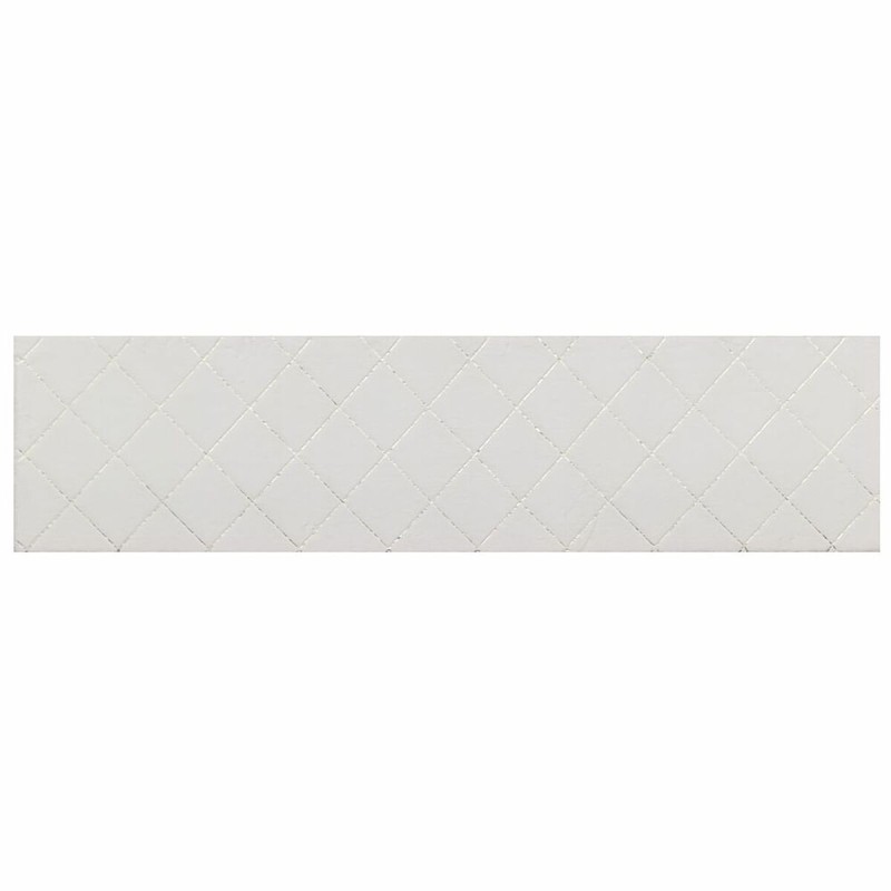 Tapis DKD Home Decor Blanc Losanges Moderne (60 x 240 x 2,2 cm)