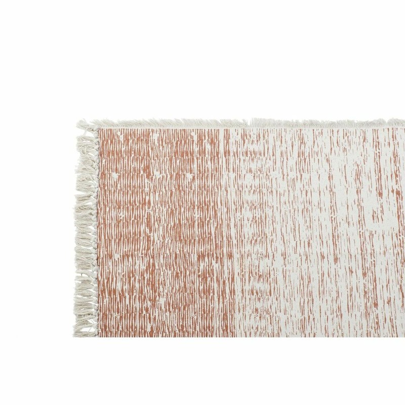 Tapis DKD Home Decor Beige Orange Frange 160 x 230 x 1 cm