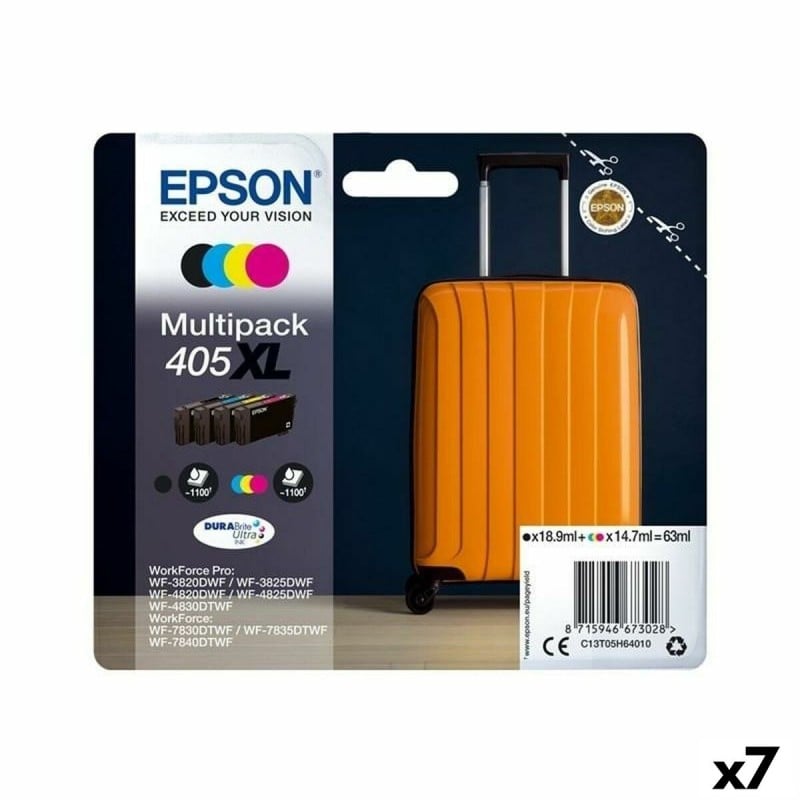 Original Tintenpatrone Epson Schwarz/Zyanblau/Magenta/Gelb