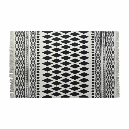 Tapis DKD Home Decor Noir Blanc (120 x 180 x 0,7 cm)