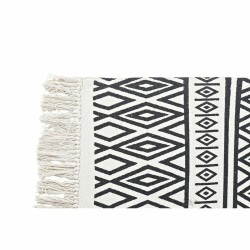 Carpet DKD Home Decor Black White (120 x 180 x 0,7 cm)