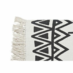 Tapis DKD Home Decor Noir Blanc Ikat (120 x 180 x 0,7 cm)