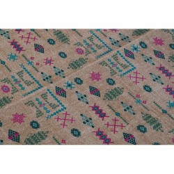 Teppich DKD Home Decor 160 x 230 x 0,4 cm Polyester Weiß Ikat Boho (2 Stück)