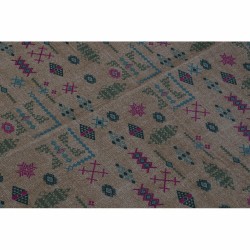 Teppich DKD Home Decor 120 x 180 x 0,4 cm Polyester Weiß Ikat Boho (2 Stück)