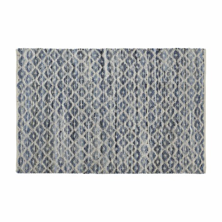 Carpet DKD Home Decor Blue White (120 x 180 x 1 cm)