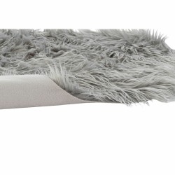 Teppich DKD Home Decor Grau Mit Haar 60 x 90 x 2 cm