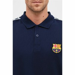 Men’s Short Sleeve Polo Shirt F.C. Barcelona Navy Blue