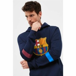 Herren Sweater mit Kapuze F.C. Barcelona Marineblau