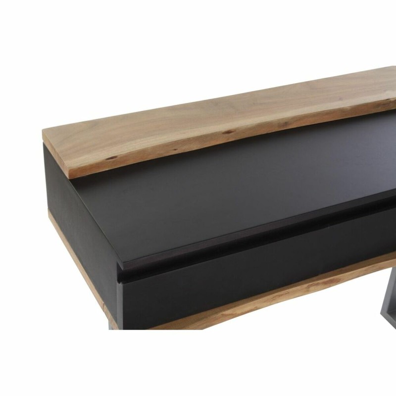 Console DKD Home Decor 115 x 40 x 80 cm Black Wood Brown Dark grey Mango wood