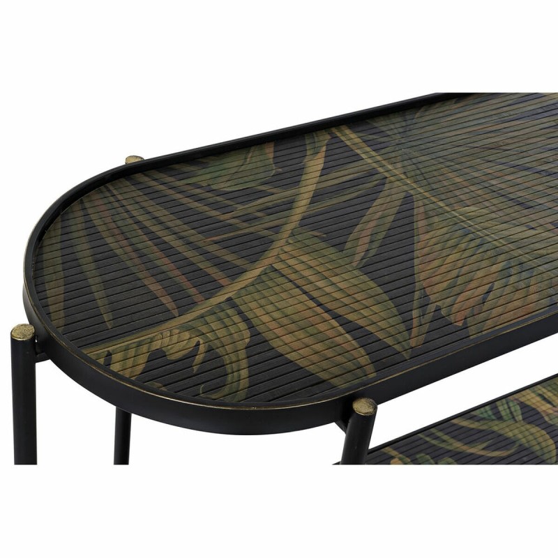 Console DKD Home Decor Noir Vert Métal Bois MDF 120 x 41 x 80 cm