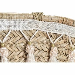 Sac DKD Home Decor Blanc Multicouleur Naturel Métal 59 x 16 x 30 cm