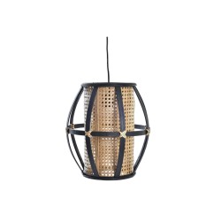 Suspension DKD Home Decor Noir Marron 220 V 50 W (34 x 34 x 35 cm)