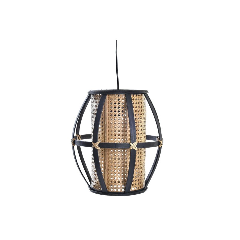 Suspension DKD Home Decor Noir Marron 220 V 50 W (34 x 34 x 35 cm)