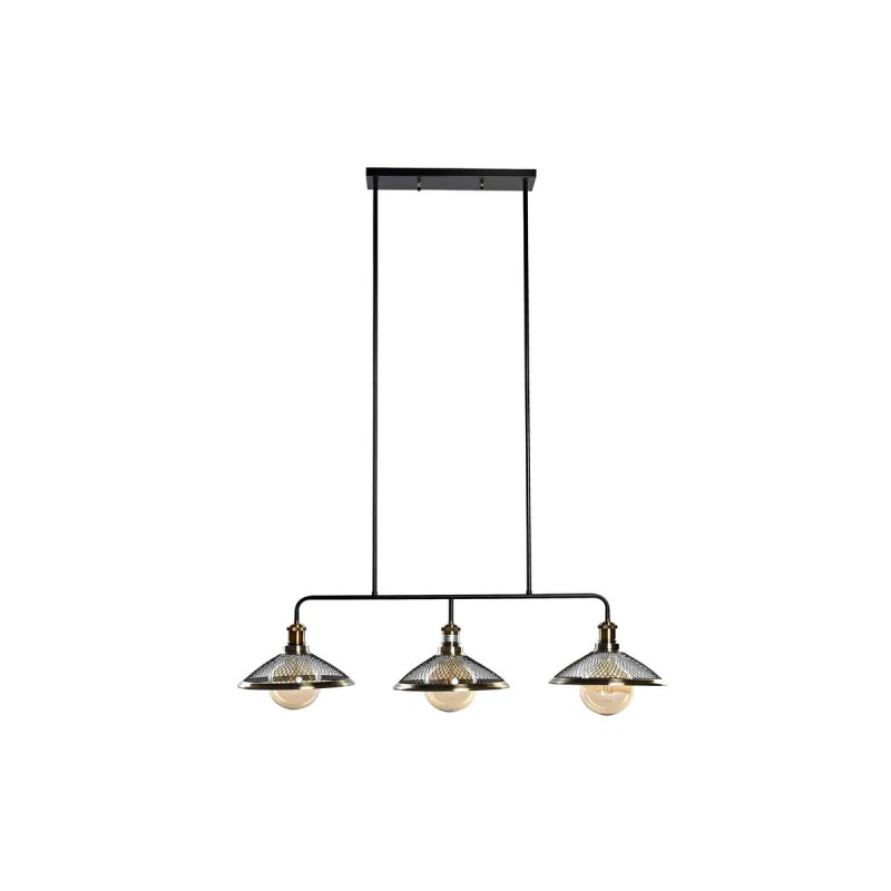 Deckenlampe DKD Home Decor 100 x 29 x 22 cm Schwarz Gold Metall 50 W