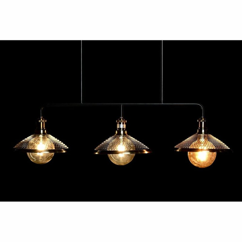 Deckenlampe DKD Home Decor 100 x 29 x 22 cm Schwarz Gold Metall 50 W