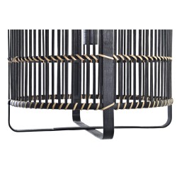 Suspension DKD Home Decor Noir Bambou 50 W 40 x 40 x 35 cm