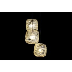 Ceiling Light DKD Home Decor 43 x 43 x 100 cm Black Brown Bamboo 50 W