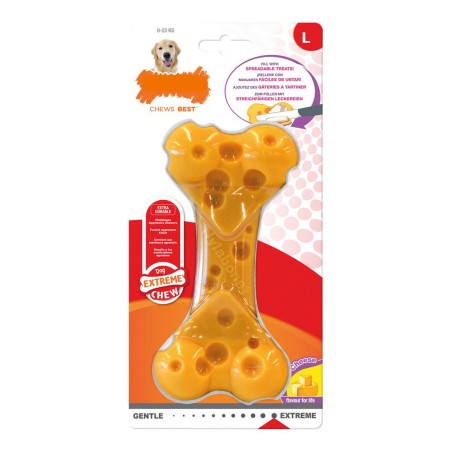 Beißring für Hunde Nylabone Dura Chew Käse L Vegan