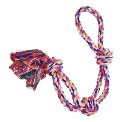 Dog chewing toy Gloria Multicolour Knot Cotton (64 cm)