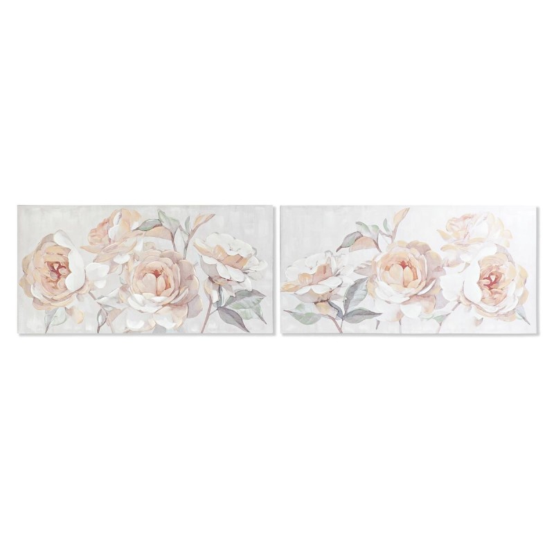 Bild DKD Home Decor 120 x 3 x 60 cm Blomster Shabby Chic (2 Stück)