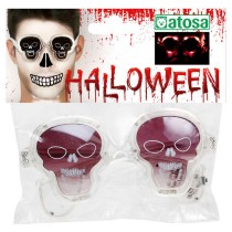 Brillen Weiß Halloween
