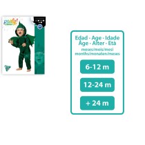 Verkleidung für Babys Drache grün