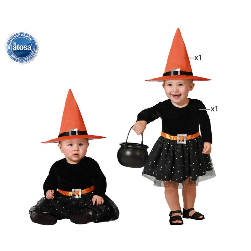 Verkleidung für Babys Hexe