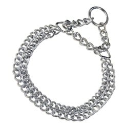 Hundehalsband Hs Sprenger Silberfarben 2 mm Double Verbindungen 50 cm